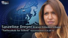 Saszeline Dreyer Kræver friheden tilbage