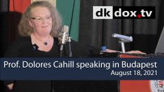 Prof. Dolores Cahill speaking in Budapest