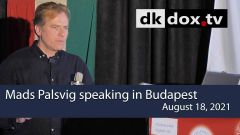 Mads Palsvig speaking in Budapest